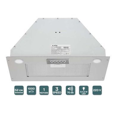 Вытяжка Ventolux PUNTO 520/282 INOX (1000) PB