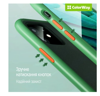 Чохол ColorWay Smart Matte чорний (CW-CSMXPX7-BK) для Xiaomi Redmi Note 14 Pro 5G / Poco X7