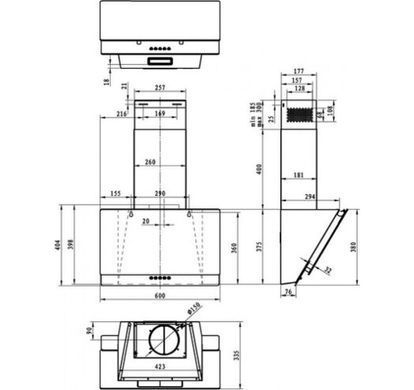 Вытяжка Gorenje WHI629EB