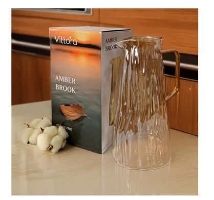 Глечик скляний Vittora Amber Brook VT-5905-1700 (1.7 л)