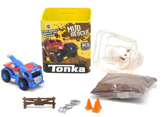 Іграшковий набір Tonka Машинка метал. з масою для ліплення та аксес. 4 види