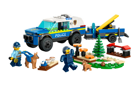 Конструктор LEGO City Мобільний майданчик для дресирування поліцейських собак