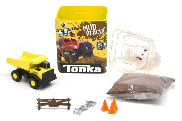 Іграшковий набір Tonka Машинка метал. з масою для ліплення та аксес. 4 види