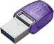 Флеш-накопичувач Kingston DT Duo 3C 256GB 200MB/s dual USB-A + USB-C фото 2