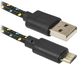 Кабель Defender USB08-03T USB 2.0 AM-MicroBM 1.0m (87474) фото 1