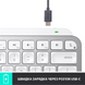 Клавиатура LogITech MX Keys Mini Minimalist Wireless US Pale Grey (920-010499) фото 7