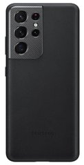 Чохол Samsung S21 Ultra Leather Cover (EF-VG998LBEGRU) Black
