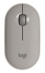Мышь компьютерная LogITech Pebble M350 Wireless, Sand (910-006751)
