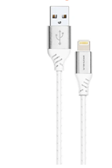 Кабель Grunhelm GMC-03LS Lightning USB 1м White