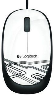 Миша LogITech Corded Mouse M105 White