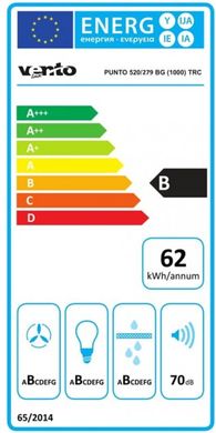 Витяжка Ventolux PUNTO 520/279 BG (1000) TRC