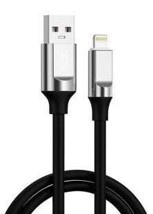 Кабель XO NB251 Liquid Silicone Rubber USB-A to Lightning - 6A - 1m Black