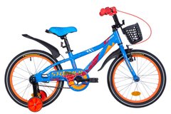 Велосипед 18" Formula STORMER 2021 (сине-оранжевый )