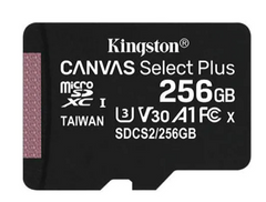 Карта памяти Kingston microSDXC 256GB C10 UHS-I Canvas Select Plus (SDCS2/256GBSP)