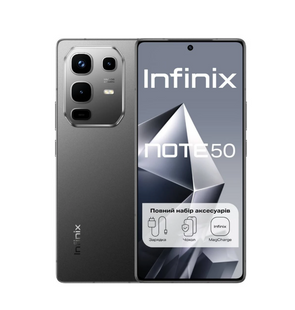 Смартфон INFINIX NOTE 50 X6858 8/256GB Shadow Black (X6858 8/256 Black)
