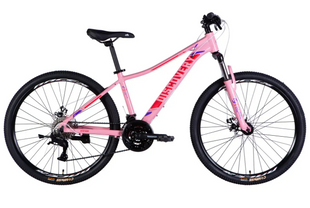 Велосипед AL 26" Discovery MYSTIQUE DD CS рама-15" світло-рожевий 2025