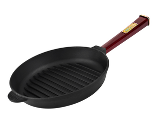 Чавунна сковорода гриль Brizoll O2440G-P2 Optima-Bordo 240 х 40 мм