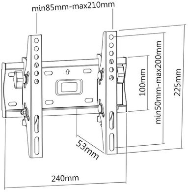 Кронштейн LCD 13-42"UniBracket BZ01-21
