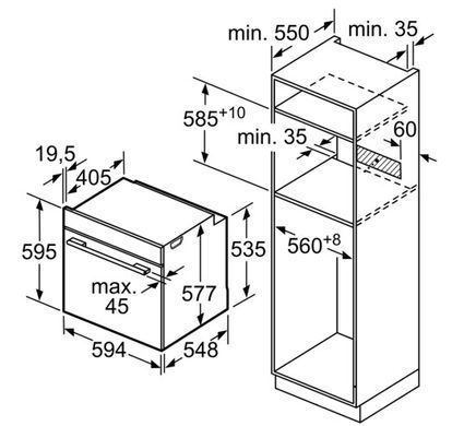 Духова шафа Siemens HS636GDS2