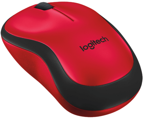 Миша LogITech Wireless Mouse M220 Silent Червоний