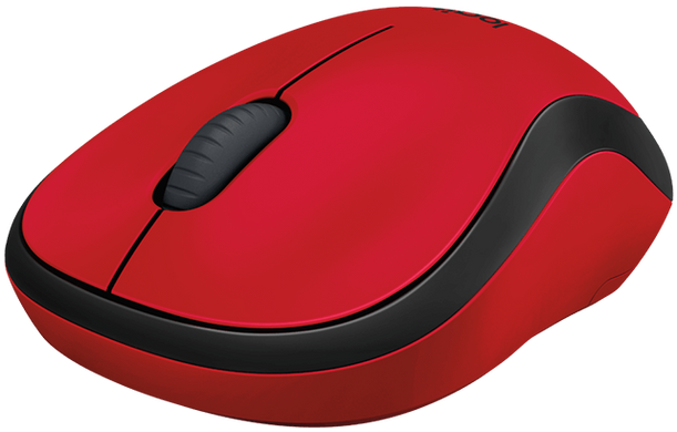 Миша LogITech Wireless Mouse M220 Silent Червоний