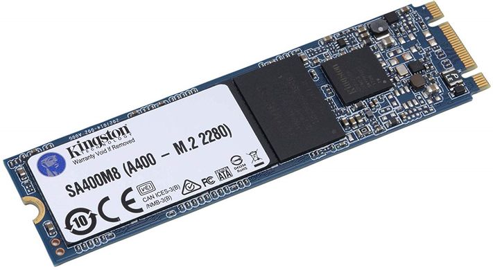 SSD внутрішні Kingston A400 120GB M.2 SATAIII TLC (SA400M8/120G) комп'ютерний запам'ятовувальний пристрій