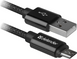 Кабель Defender USB08-03T PRO USB2.0, AM-MicroBM Black, 1m (87802) фото 1