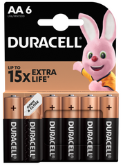 Батарейка Duracell LR06 MN1500 1x6 шт.