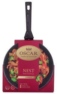 Сковорода OSCAR NEST 28 см з кришкою (OSR-1100-28)