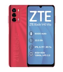 Смартфон Zte Blade V40 Vita 4/128 GB Red
