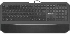 Клавіатура DEFENDER Oscar SM-600 Pro чорна