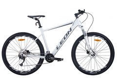 Велосипед 27.5" Leon XC-70 2021 (бело-серый с черным)