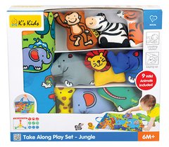 3D килимок Ks Kids Джунглі з тваринами (KA10744-GB)