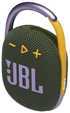 Портативна акустика JBL Clip 4 Eco Зелений (JBLCLIP4ECOGRN)
