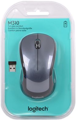 Миша LogITech Wireless Mouse M310 - EMEA - SILVER