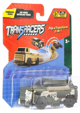Игрушка TransRAcers машинка 2-в-1 Военная полиция & Автозаправочн.станция