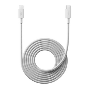 Кабель Xiaomi Braided Type-C-Type-C 6A 2m (BHR087AGL)белый