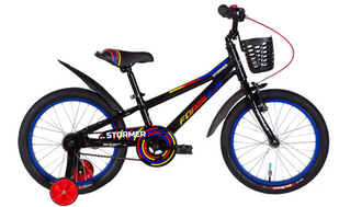 Велосипед AL 18" Formula STORMER BH рама-9" чорний з червоним та жовтим 2025