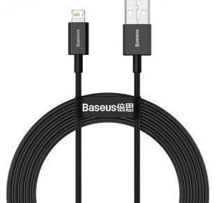 Кабель Baseus USB to Lightning 2.4A 2m (CALYS-C01) черный