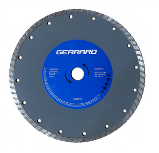 Диск алмазный по бетону Turbo - 230x7.5x22.23мм (GERRARD)