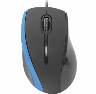 Миша Defender MM-340 Black+Blue