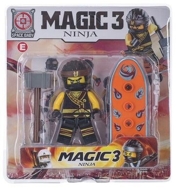 Конструктор Space Baby Magic Ninja3 фігурка і аксесуари 6 видів