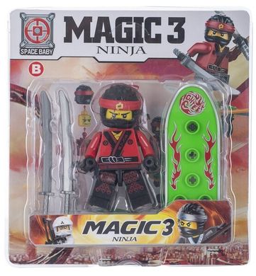 Конструктор Space Baby Magic Ninja3 фигурка и аксессуары 6 видов