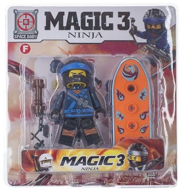 Конструктор Space Baby Magic Ninja3 фигурка и аксессуары 6 видов