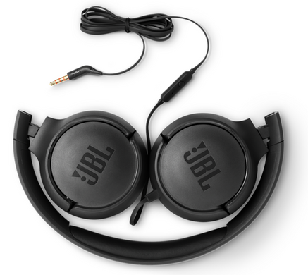Навушники JBL T500 Чорний (JBLT500BLK)