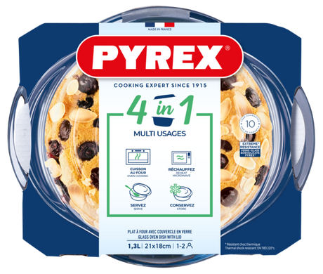 Каструля з кришкою Pyrex, 1.3 л