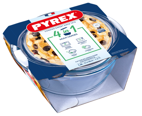 Каструля з кришкою Pyrex, 1.3 л