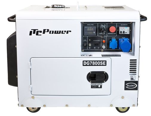 Генератор дизельний ITC Power DG7800SE 6000/6500 W - ES