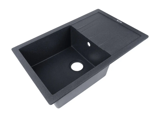 Кухонная мойка Ventolux DIAMANTE (BLACK MATT QUARTZ) 765x485x200