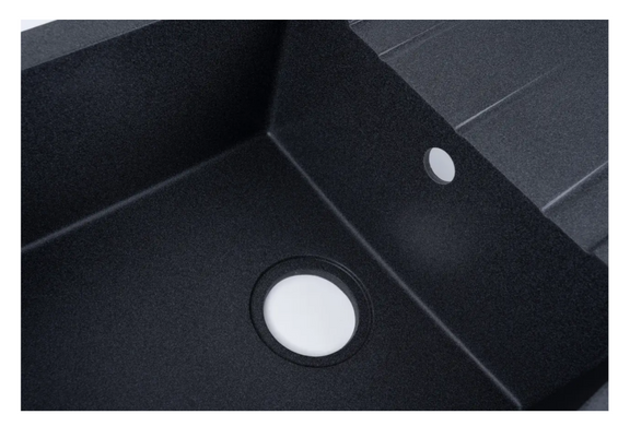 Кухонная мойка Ventolux DIAMANTE (BLACK MATT QUARTZ) 765x485x200